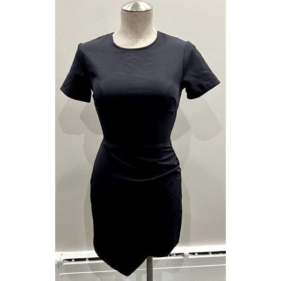 Lulus Counting On You Navy Blue Short Sleeve Mini Dress Size XS - Picture 1 of 3